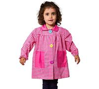 KLOTTZ-Babi Colegio Ecológico. Tejido Reciclado 100% ECOLIFE (Global Recycled Standard). Bata Escolar a Cuadros sostenible. Fabricado en España.