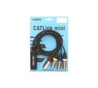 Klotz CLDMX-MINI40 CATLink 4-Channel EtherCON to 5p Male DMX XLR Adapter