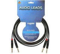 Klotz kmpp0300 estéreo Cable del teclado, recto a recto de 1/4 ", 10"