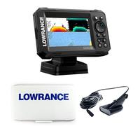 Klovoo Kit de sonda con Lowrance Eagle 5, Fishfinder GPS 5" IPS + funda parasol incluida, con transductor HDI 50-200