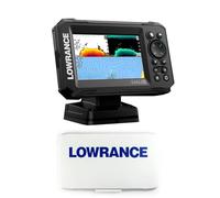 Klovoo Kit Ecosonda con Lowrance Eagle 5, Fishfinder GPS 5" IPS + funda parasol incluida, sin transductor
