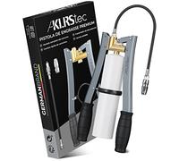 KLRS KLRStec® Bomba engrasadora Profesional Manual | Pistola de Mano para engrasar | Apto para Cartuchos de Grasa de 500g (no incluído) |Incluye Boquilla y Manguera de Alta precisión