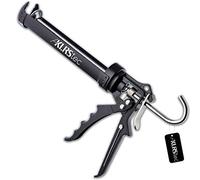 KLRStec® PREMIUM Pistola Silicona | Pistola de cartuchos de hasta 310 ml, perfecta para rejuntar y sellado de clafateo | Pistola metálico para todo tipo de cartuchos de 310ml