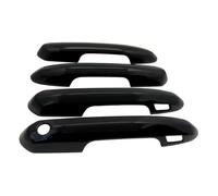 KLSDB Coche Cubierta Manija de Puerta para Toyota Crown Crown 2022-2023, Tiradores Exteriores Protector Arañazos Exterior Reemplazo Accesorios,A/Painted Black-Single Hole 2 Smart
