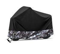 KLSDB Funda Moto para Leoncino 500 Leoncino500 BJ500 per BJ 500, Cubierta Motocicleta Protectora Cubre Antipolvo Exterior Protector Accesorios,A/BlackCamouflage-XXXXL