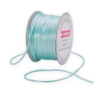 KLTRIBBON Cordón satinado Rattail para fabricación de joyas, pulseras, collares, hilo de cuentas, macramé, Kumihimo, nudo chino, 2 mm, 50 m