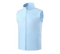Kluantou Chaleco de ciclismo para hombre y mujer, chaleco deportivo de verano, cortavientos, transpirable, para MTB, chaleco de seguridad para bicicleta, chaleco sin mangas, chaleco ligero de