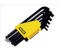 Stanley Juego de llaves Allen 12 piezas 1/16"–3/8" con soporte plástico