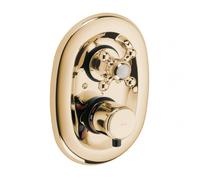 Kludi 1926 grifo para ducha empotrado con termostato oro 517204520