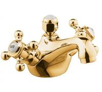 Kludi 1926 grifo para lavabo de pie oro 510124520