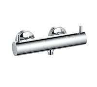 Mezclador termostático de ducha KLUDI BOZZ, de pared, con mando selector de temperatura, 352030538, Color: cromado