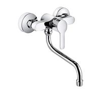 Kludi 379240575 | Grifo del fregadero de cocina LOGO NEO | Color: Chrome