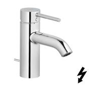 KLUDI BOZZ Mezclador monomando de lavabo, altura de caño 75 mm, para acumuladores sin presión, cromo, 382770576