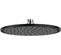Kludi A-QA ducha con efecto lluvia 25x25 cm circular negro 6432587-00
