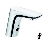 KLUDI BALANCE E Grifería de lavabo electrónica, baja presión, altura de caño 105 mm, alimentación de red, cromo, 5220205