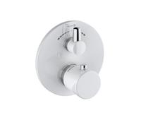 Kludi Balance grifo de bañera y ducha empotrado con termostato blanco 528109175