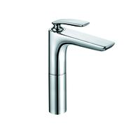 KLUDI BALANCE Mezclador monomando de lavabo, instalación monohilo, altura de caño 210mm, 522960575, Color: cromado