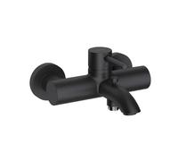 KLUDI BOZZ 386913976 - Grifo monomando para bañera y ducha, montaje en pared, color negro mate, cambio automático bañera/ducha, 20 l/min