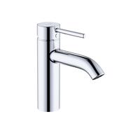 KLUDI BOZZ Mezclador monomando de lavabo, altura de caño 100 mm, sin desagüe automático, EcoPlus, 381980576WR4, Color: cromado