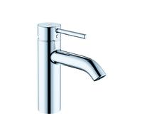 KLUDI BOZZ Mezclador monomando de lavabo, altura de caño 100 mm, sin desagüe automático, EcoPlus, 381980576WR4, Color: cromado