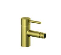 KLUDI BOZZ Mezclador monomando para bidé, montaje en orificio único, altura de caño 60 mm, 38533N076, Color: Oro cepillado