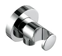 Kludi conector angular con soporte cromo 6054705-00