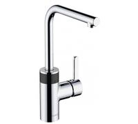 KLUDI E-GO Mezclador monomando electrónico de fregadero, palanca cerrada, con sensor, alimentación de red, 422200575, Color: cromado