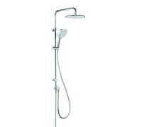 KLUDI FRESHLINE Dual Shower System, ducha de techo orientable y regulable en altura, 8 l/min, cromo, 6709005-00WR9
