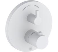 Kludi Nova Fonte grifo de bañera y ducha empotrado con termostato blanco 208305315