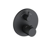 Kludi Nova Fonte grifo de bañera y ducha empotrado con termostato negro 208103915