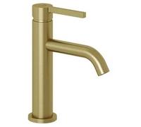 Kludi Nova Fonte Pura grifo para lavabo de pie oro 20266N015