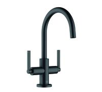 Kludi Nova Fonte grifo para lavabo de pie negro 201183915