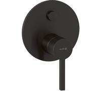 Kludi Nova Fonte Puristic grifo de bañera y ducha empotrado negro 20759N215