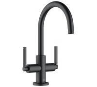 Kludi Nova Fonte Puristic grifo para lavabo de pie negro 201183915