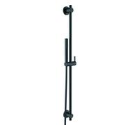 KLUDI NOVA FONTE Puristic shower Set 1S 900mm, con descalcificación rápida, 2084039-15, Color: negro mate