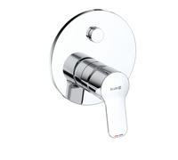 Kludi Pure&Easy grifo de bañera y ducha empotrado cromo 377590565