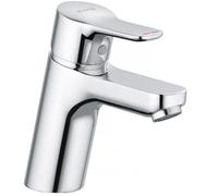 KLUDI PURE Mezclador monomando de lavabo, altura de caño 70 mm, sin desagüe automático, cromo, 370280565