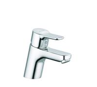 KLUDI PURE Mezclador monomando de lavabo, altura de caño 60 mm, sin juego de desagüe, cromo, 373870565