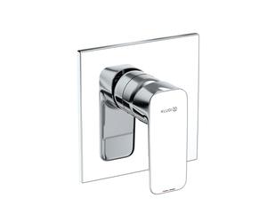 KLUDI PURE&STYLE 407550575 - Grifo monomando para montaje en pared, 28 l/min, color cromo