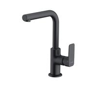 Kludi Pure&Style grifo para lavabo de pie negro 400243975