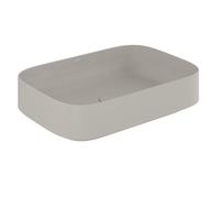 Kludi Resa S lavabo con tapón 60x40 cm rectangular sobre encimera marrón/beige 58CW40O2