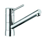 KLUDI SCOPE Mezclador monomando de bayoneta para fregadero, palanca cerrada, cromo, 339380575