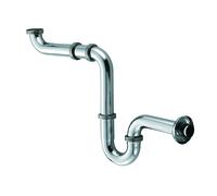 KLUDI sifón economizador de espacio G 1 1/4, cromo, 1025505-00