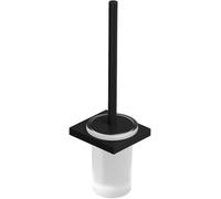 Kludi Vela C escobilla de wc con soporte atornillado negro 3197439