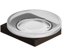 Kludi Vela C jabonera de pared negro-blanco 31985N2