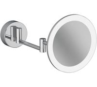Kludi Vela R espejo cosmético 20.2x20.2 cm redondo con iluminación cromo 5899505W
