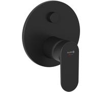 Kludi X1 grifo de bañera y ducha empotrado negro 327593975