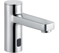 KLUDI ZENTA SL E Grifería de lavabo electrónica, altura del caño 75 mm, funcionamiento con pilas, cromo, 3810205