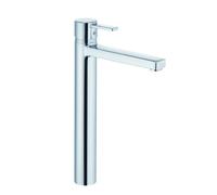 KLUDI ZENTA Mezclador monomando de lavabo, altura de caño 260 mm, sin juego de desagüe, cromo, 382570575