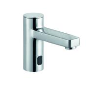 KLUDI ZENTA SL E Grifería de lavabo electrónica, altura de caño 75 mm, 3,8 l/min, alimentación por pilas, cromo, 3810005R